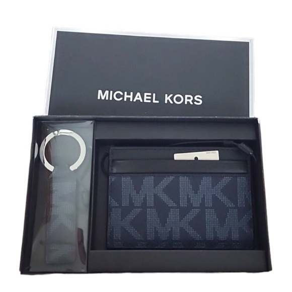 Michael Kors Cardholder Admiral Blue Gift Set - Picture 3 of 9